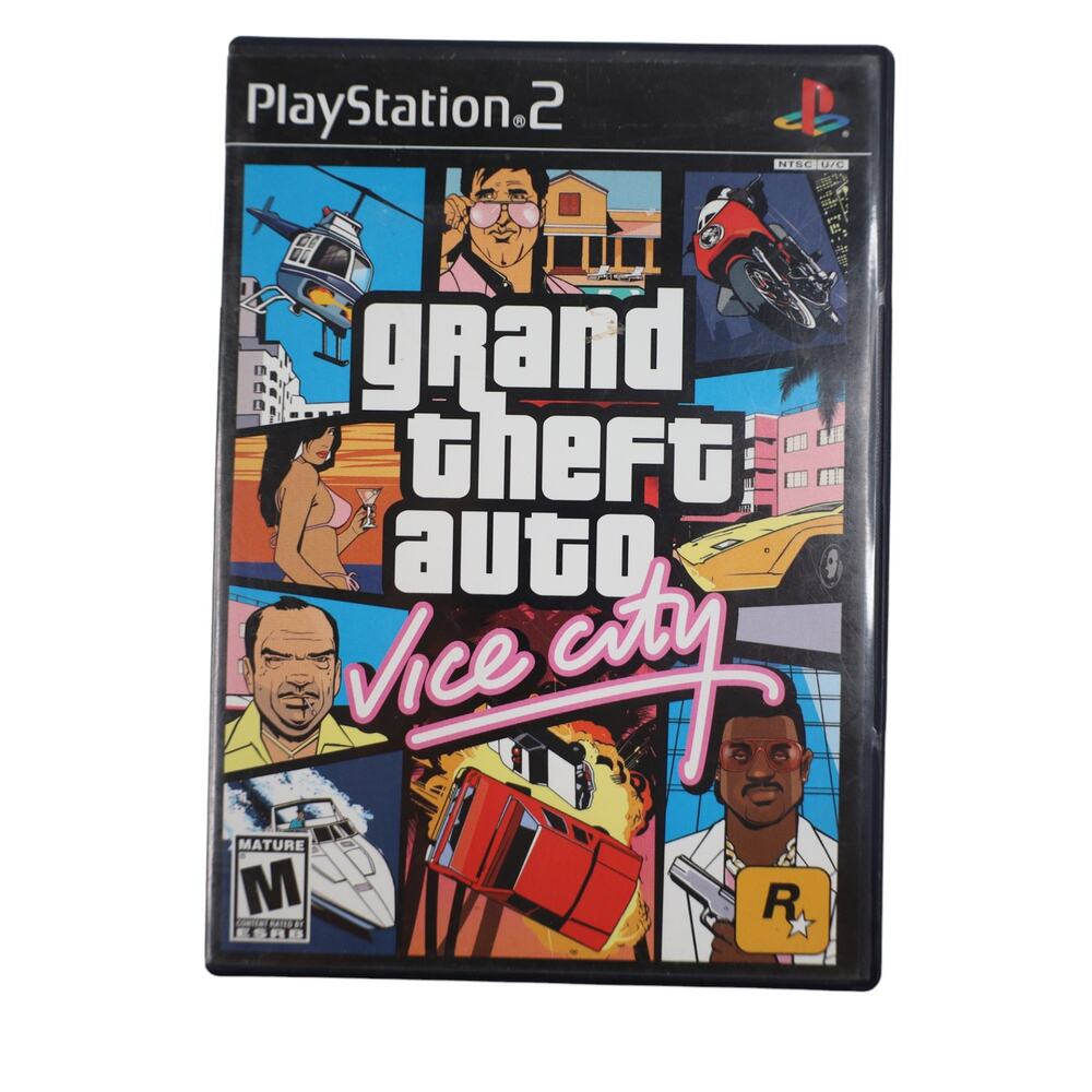 Vintage PlayStation 2 Grand Theft Auto Vice City video Game
